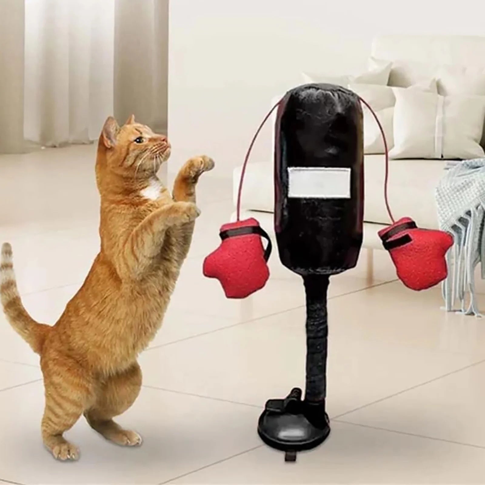 Cat Punching Bag Toy, Interactive Portable Indoor Cats Toys, Cat Boxing Toy, Interactive Cats Toys Punching Bag, Mini Boxing Punching Bag