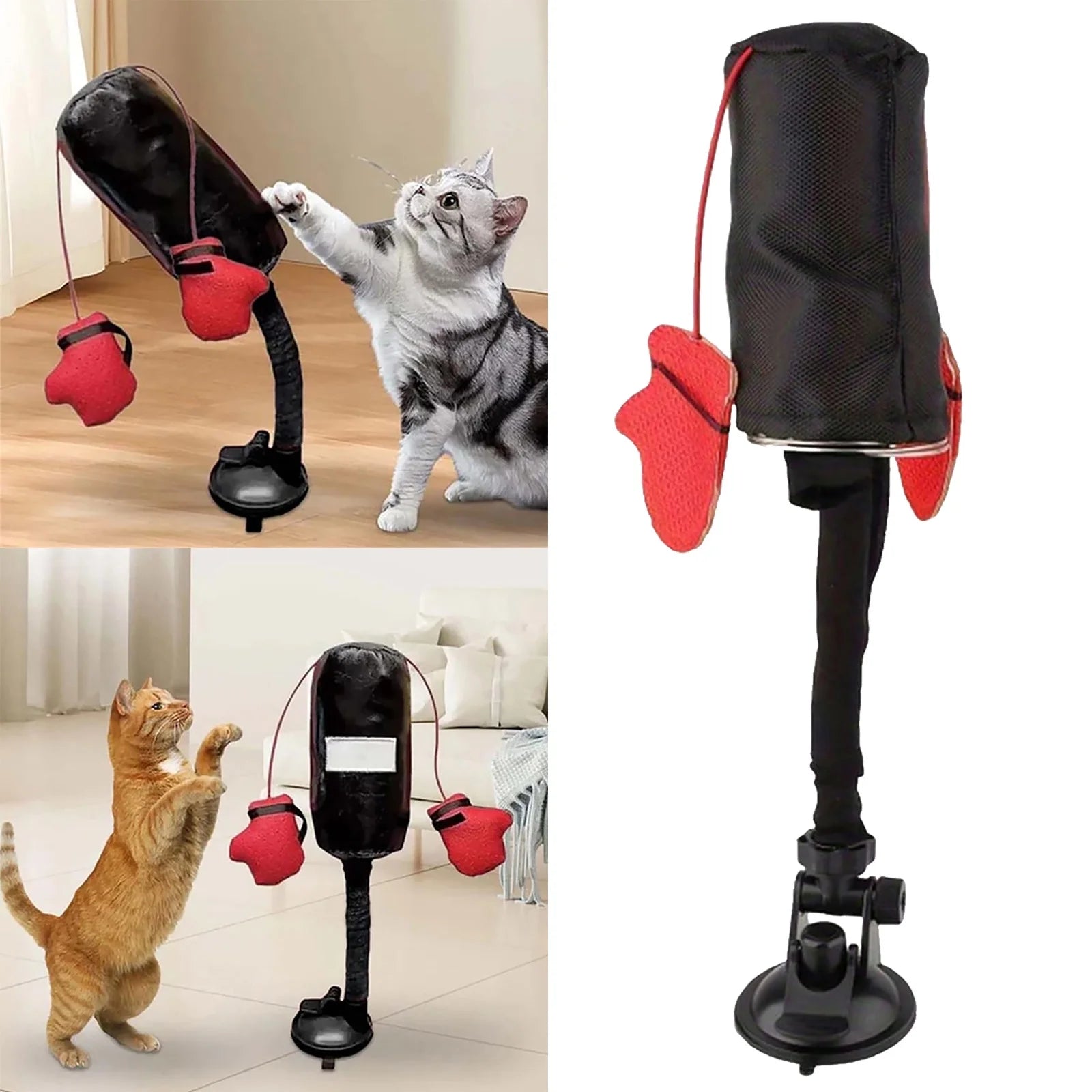 Cat Punching Bag Toy, Interactive Portable Indoor Cats Toys, Cat Boxing Toy, Interactive Cats Toys Punching Bag, Mini Boxing Punching Bag