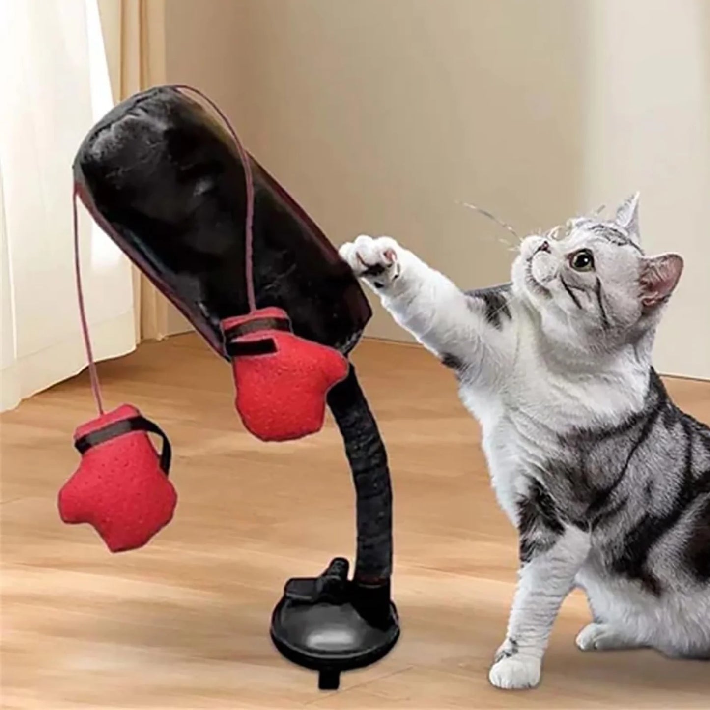Cat Punching Bag Toy, Interactive Portable Indoor Cats Toys, Cat Boxing Toy, Interactive Cats Toys Punching Bag, Mini Boxing Punching Bag