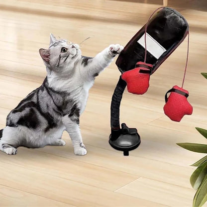 Cat Punching Bag Toy, Interactive Portable Indoor Cats Toys, Cat Boxing Toy, Interactive Cats Toys Punching Bag, Mini Boxing Punching Bag